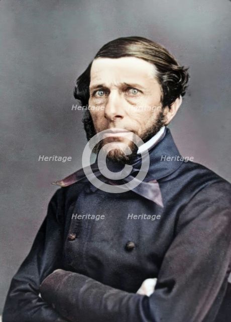 Portrait of John Ericsson (1803-1889), inventor, 1855-1865. Creator: Unknown.