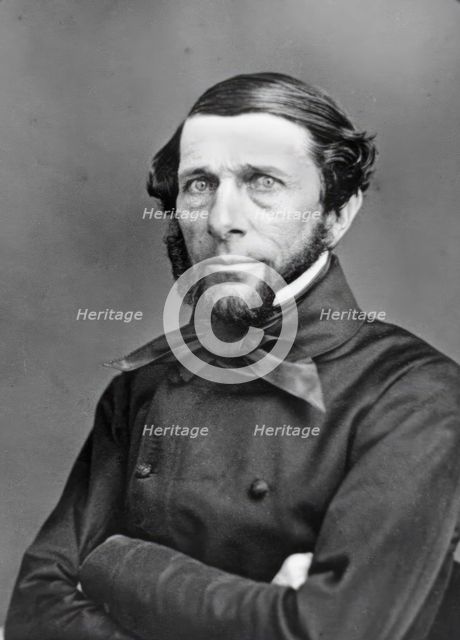 Portrait of John Ericsson (1803-1889), inventor, 1855-1865. Creator: Unknown.