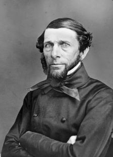 Portrait of John Ericsson (1803-1889), inventor, 1855-1865. Creator: Unknown