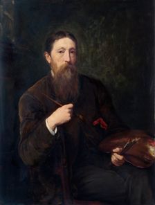 Portrait of John Evan Hodgson, R.A., 1884. Creator: Walter William Ouless