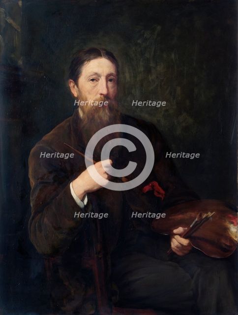 Portrait of John Evan Hodgson, R.A., 1884. Creator: Walter William Ouless.