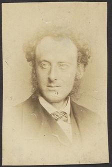 Portrait of John Everett Millais, late 19th century. Creator: Unknown
