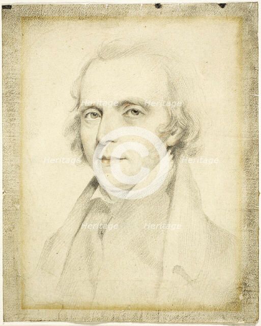 Portrait of John Flaxman, R.A., n.d. Creator: probably George Henry Harlow (English, 1787-1819) possibly Sir Thomas Lawrence (English, 1769-1830).