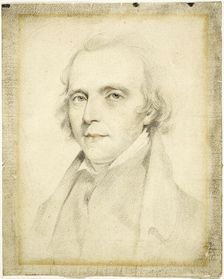 Portrait of John Flaxman, R.A., n.d. Creator: probably George Henry Harlow (English, 1787-1819) possibly Sir Thomas Lawrence (English, 1769-1830)