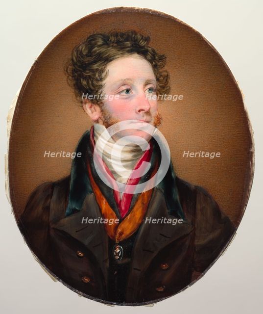 Portrait of John Francis Miller Erskine, Earl of Mar and Earl of Kellie, 1825. Creator: Kenneth Macleay (Scottish, 1802-1878).