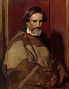 Portrait of John Gibson, R.A., c1850. Creator: Edwin Henry Landseer