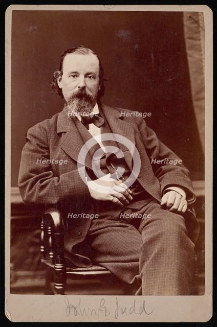 Portrait of John Gough Judd (1824-1895), Between 1876 and 1880. Creator: Samuel Montague Fassett.