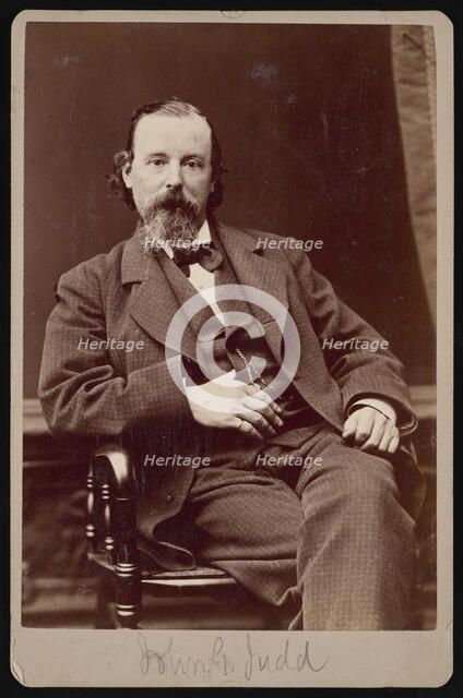 Portrait of John Gough Judd (1824-1895), Between 1876 and 1880. Creator: Samuel Montague Fassett.
