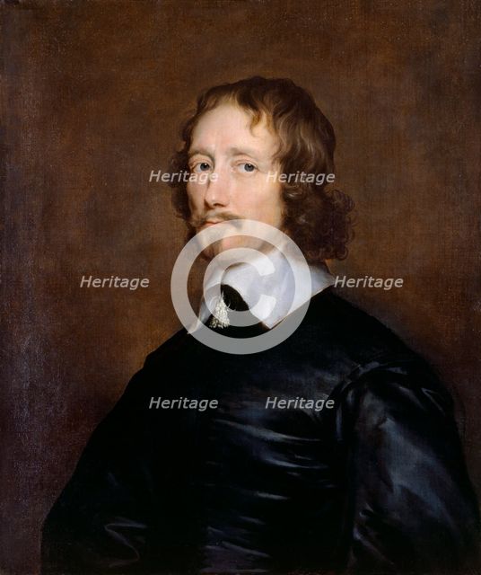 Portrait of John Hampden, English politician and MP, mid 17th century. Artist: William Dobson.