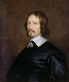 Portrait of John Hampden, English politician and MP, mid 17th century. Artist: William Dobson