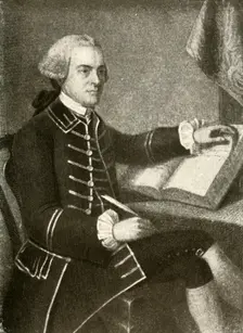 Portrait of John Hancock, in coat with double pocket-flaps c1780, (1937). Creator: Unknown