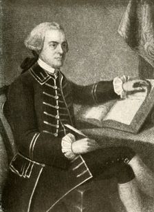 Portrait of John Hancock, in coat with double pocket-flaps c1780, (1937). Creator: Unknown