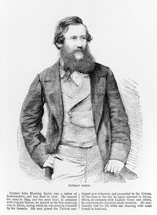 Portrait of John Hanning Speke, British explorer, 19th century. Creator: Unknown