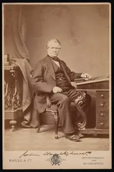 Portrait of John Hawkshaw (1811-1891), Before 1876. Creator: Maull & Co