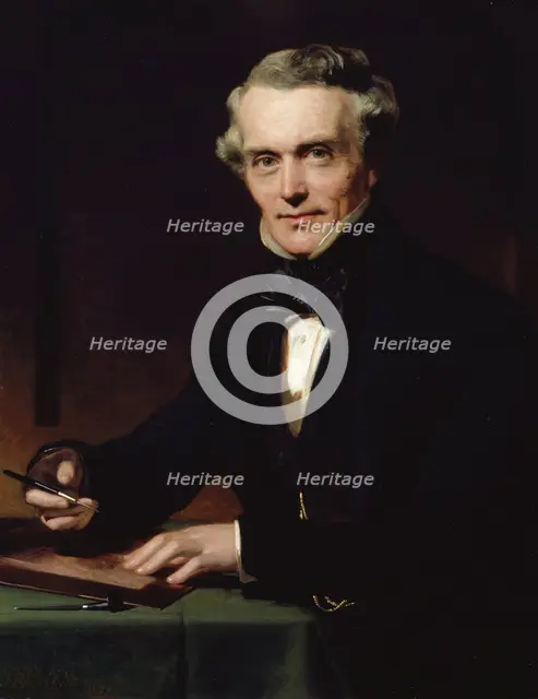 Portrait of John Henry Robinson, R.A., 1851. Creator: John Prescott Knight.