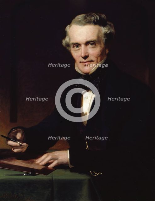 Portrait of John Henry Robinson, R.A., 1851. Creator: John Prescott Knight.