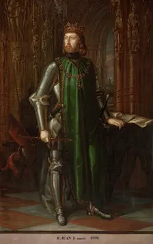 Portrait of John I of Castile, c1848. Creator: Vicente Arbiol