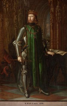 Portrait of John I of Castile, c1848. Creator: Vicente Arbiol