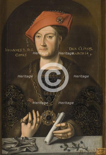 Portrait of John II (1458-1521), Duke of Cleves, Count of Mark.