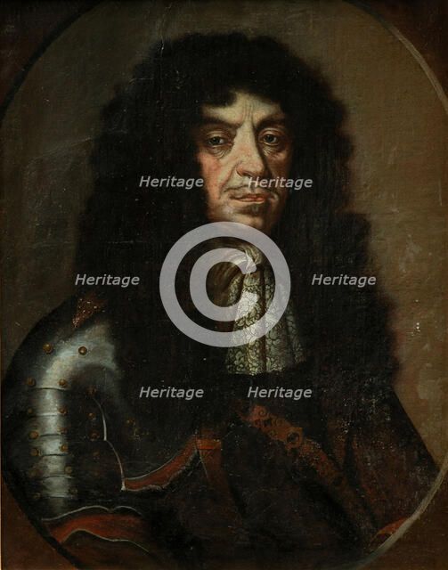 Portrait of John II Casimir Vasa (1609-1672), King of Poland and Grand Duke of Lithuania, Second Half of the 17th cen.. Artist: Anonymous  