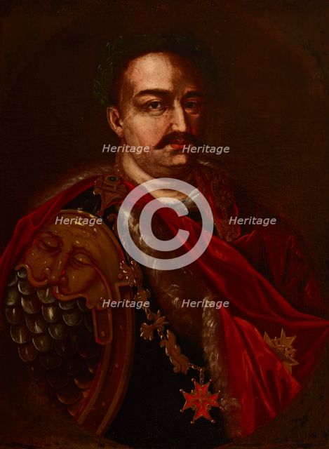 Portrait of John III Sobieski (1629-1696), King of Poland, 1820. Creator: Jan Tuszynski.