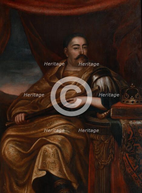 Portrait of John III Sobieski (1629-1696), King of Poland and Grand Duke of Lithuania. Artist: Tricius, Jan (ca 1620-ca 1692)