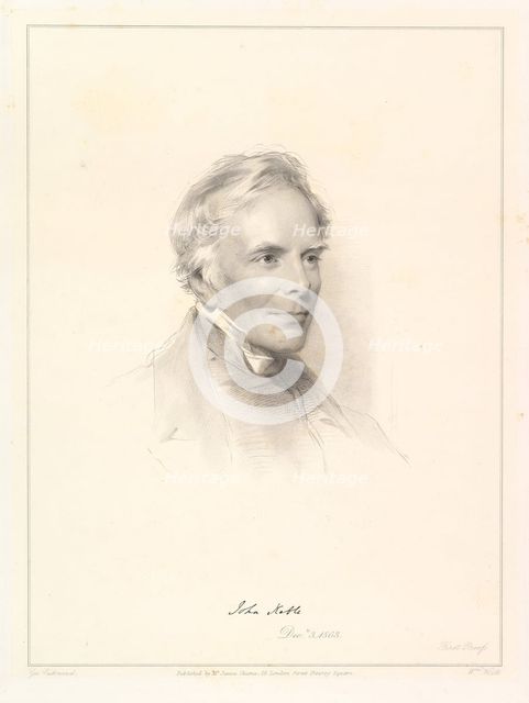 Portrait of John Keble, 1863. Creator: William Holl.