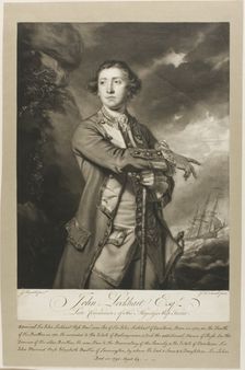 Portrait of John Lockhart, Esquire, c. 1770. Creator: James McArdell