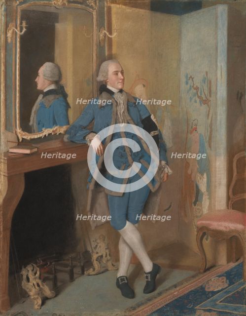 Portrait of John, Lord Mountstuart, later 4th Earl and 1st Marquess of Bute, 1763. Creator: Jean-Etienne Liotard.
