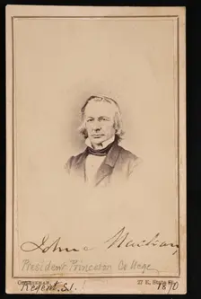 Portrait of John Maclean (1800-1886), Circa 1860s. Creator: Trenton Photograph & Art Gallery