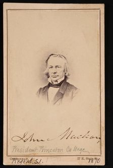 Portrait of John Maclean (1800-1886), Circa 1860s. Creator: Trenton Photograph & Art Gallery