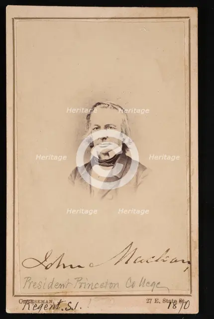 Portrait of John Maclean (1800-1886), Circa 1860s. Creator: Trenton Photograph & Art Gallery.