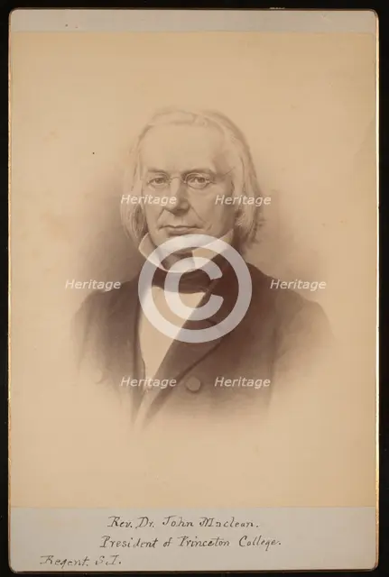 Portrait of John Maclean (1800-1886), Circa 1882. Creator: Henry Ulke.