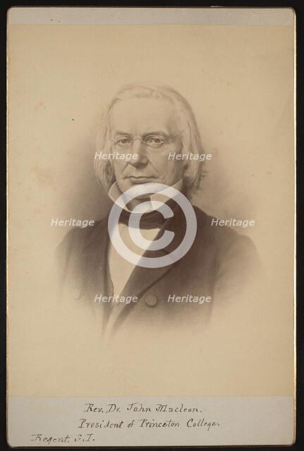 Portrait of John Maclean (1800-1886), Circa 1882. Creator: Henry Ulke.