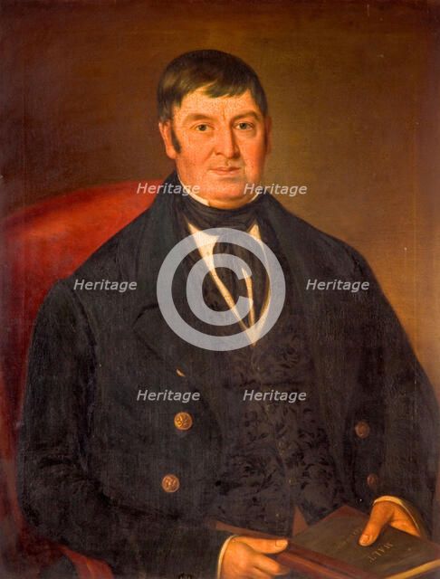 Portrait of John Mayou, 1851. Creator: Jason Wilson.