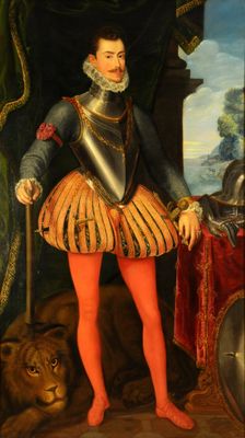 Portrait of John of Austria (Juan de Austria) (1547-1578), 1857. Creator: Salvatierra y Molero, Ramón de (1829-?)