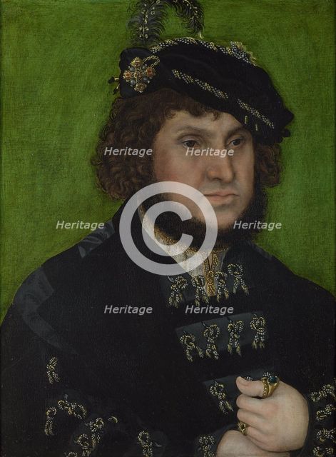Portrait of John of Saxony (1468-1532), 1509. Artist: Cranach, Lucas, the Elder (1472-1553)