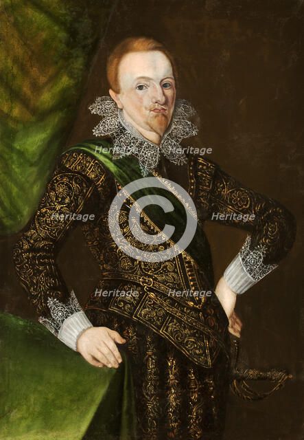 Portrait of John of Sweden (1589-1618), Duke of Östergötland. Creator: Anonymous.