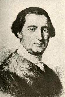 Portrait of John Penn, Colonial Governor, showing fur-trimmed coat c1750, (1937). Creator: Unknown