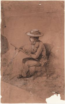 Portrait of John Ross Key, 1854-55. Creator: James Abbott McNeill Whistler