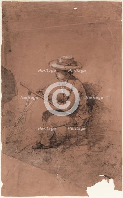 Portrait of John Ross Key, 1854-55. Creator: James Abbott McNeill Whistler.