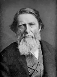 Portrait of John Ruskin, c1890s. Creator: Elliott & Fry