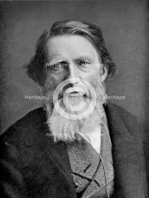 Portrait of John Ruskin, c1890s. Creator: Elliott & Fry.