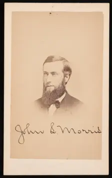 Portrait of John S. Morris, Circa 1870s. Creator: Purdy & Frear