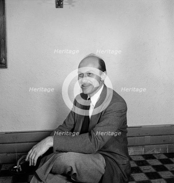 Portrait of John S. Wilson, New York, N.Y.(?), 1938. Creator: William Paul Gottlieb.