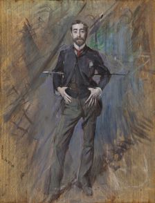 Portrait of John Singer Sargent , 1890. Creator: Boldini, Giovanni (1842-1931)