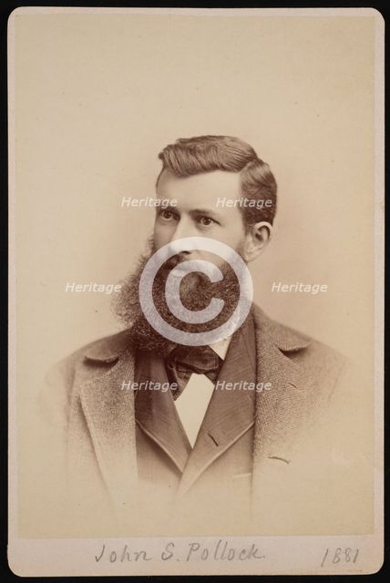 Portrait of John Symmes Pollock (1849-1924), 1881. Creator: George W. Davis.
