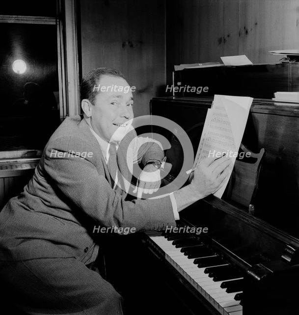 Portrait of Johnny Mercer, New York, N.Y., 1946. Creator: William Paul Gottlieb.