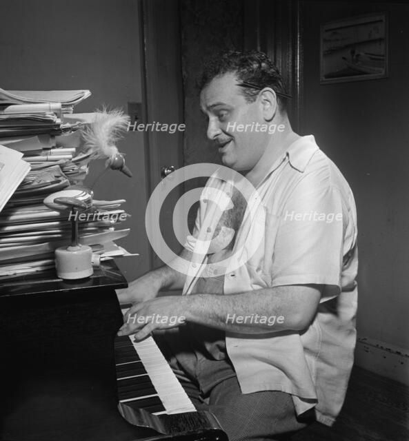 Portrait of Johnny Richards, New York, N.Y., ca. Sept. 1947. Creator: William Paul Gottlieb.