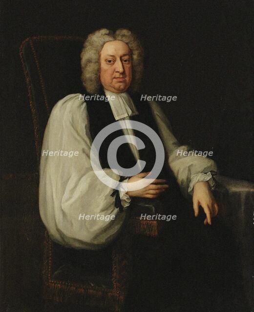 Portrait of Jonathan Swift (1667-1745), 1734. Creator: Dahl; Michael (1659-1743).